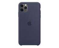 Etui Silicone Case do iPhone 11 Pro Max Midnight niebieskie - 514612 - zdjęcie 1